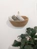 Coiled Jute Wall Storage Basket | Storage by Damaris Kovach. Item composed of fiber