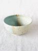 Bowl, Rice Bowl, Japanese Chawan - Seafoam, Modern Handmace Ceramics | Dinnerware by Tomoko Ceramics