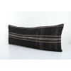Goat Hair Organic Long Bedding Kilim Pillow Cover, Tribal | Sham in Linens & Bedding by Vintage Pillows Store. Item composed of cotton and fiber