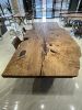 One Piece Chesnut Table - Live Edge Conference Table | Dining Table in Tables by Tinella Collection. Item composed of wood & synthetic compatible with boho and country & farmhouse style