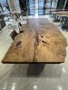 One Piece Chesnut Table - Live Edge Conference Table | Dining Table in Tables by Tinella Wood. Item composed of wood & synthetic compatible with boho and country & farmhouse style