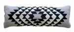 Aswan Handwoven Extra Long Wool Lumbar Pillow Cover | Pillows by Mumo Toronto. Item composed of fabric in boho or country & farmhouse style