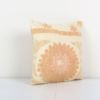 Vintage Cotton Suzani Pillow Cover, Square Exquisite White W | Cushion in Pillows by Vintage Pillows Store