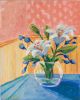 Table Lilies | Oil And Acrylic Painting in Paintings by JoAnna Liston | Lily Field Studio. Item composed of birch wood in boho or country & farmhouse style