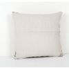 Handmade Organic Striped Sqaure Pillow Cover, Ethnic Chair D | Cushion in Pillows by Vintage Pillows Store