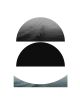 Minimalist Abstract Geometric Scandinavian Art, Large Black | Prints by Capricorn Press. Item made of paper compatible with boho and minimalism style