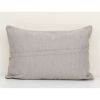 14" x 22" Vintage Striped Organic Hemp Kilim Pillow | Cushion in Pillows by Vintage Pillows Store. Item made of cotton