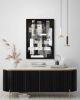 Crossroads No. 3 - Original mixed-media abstract | Mixed Media in Paintings by J. Kent Martin. Item composed of canvas compatible with mid century modern and contemporary style