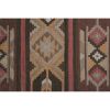 Turkish Puprle Brown Kilim Extra-Long Hallway Runner | Runner Rug in Rugs by Vintage Pillows Store. Item composed of cotton and fiber
