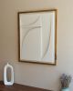No. 07 Japandi Plaster Wall Relief - Scandinavian Neutral Decor | Wall Sculpture in Wall Hangings by Joseph Aurelius