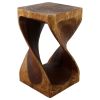 Haussmann® Original Wood Twist Stool 14 X 14 X 23 | Chairs by Haussmann®