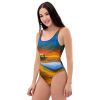 One Piece Swimsuit - Day Blazed - Tropical Sunset | Work by Eman's Gallery
