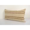 Organic Pillow, Handwoven Turkish Kilim Pillow, Tribal Sofa | Cushion in Pillows by Vintage Pillows Store. Item composed of wool