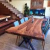 Custom Wood Dining Table | Tables by Ironscustomwood. Item composed of walnut