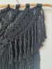 Black Macrame Wall Decor | Macrame Wall Hanging in Wall Hangings by Got A Knot. Item made of cotton compatible with boho style
