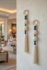 Set of 2 Modern Woven Macrame Wall Hangings - Boho Chic Home Decor, Handcrafted Art for Living Room or Bedroom | Wall Hangings by RavaTapestryArt