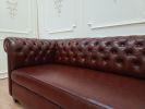 Noisettier, English Style , Dark Brown ,  Synthetic Leather | Couch in Couches & Sofas by Art De Vie Furniture