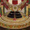 Lord Balaji Big Size Wall Artwork, Handmade Embroidered Beje | Embroidery in Wall Hangings by MagicSimSim