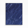 Gestural Marks in Marine by DSCVR Art Framed Canvas Wall Art | Prints in Paintings by ArtCollectiv