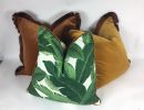 tropical print pillow cover // indoor outdoor pillow | Pillows by velvet + linen