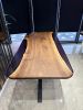 Walnut Epoxy Table - Resin Dining Table - Modern Table | Tables by Tinella Collection. Item composed of oak wood in contemporary or art deco style