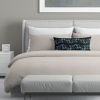 Lei in Aqua 12x24 Lumbar Pillow Cover | Pillows by Brandy Gibbs-Riley