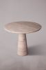 Essence Travertine Round Table | Dining Table in Tables by HamamDecor LLC