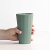 Handmade Porcelain Pint Cup | Drinkware by The Bright Angle. Item made of ceramic