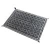 Hand Woven Black & Ivory Moroccan Geometric Area Rug | Rugs by Swiflo