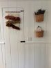 medium modern autumnal wall sculpture weaving | Tapestry in Wall Hangings by Wolfpit Studio. Item works with boho & contemporary style