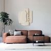 Minimalistic Style Wall Sculpture - Plaster Wall Art - Modern Wall Hanging - White Wall Painting - Wabi Sabi - Housewarming Gift | Wall Hangings by Vaiva Art Atelier