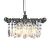 Industrial Three Bulb Chandelier Pendant | Chandeliers by Michael McHale Designs. Item composed of metal and glass