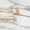 Italian Calacatta Viola Marble Sink, Designer Scalloped Bathroom Vanity | Water Fixtures by Vero Marble