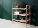 Mid Century Modern Bookcase, Custom bookcase | Book Case in Storage by Plywood Project. Item composed of oak wood in minimalism or mid century modern style