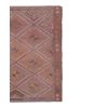 Diamond Pattern Kilim Rug Turkish Mid Century Embroided | Area Rug in Rugs by Vintage Pillows Store. Item made of cotton with fiber
