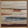 Horizon enfoui - paysage abstrait | Decorative Objects by Sophie DUMONT.