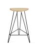 Madison Counter Stool 26"H | Chairs by Tronk Design. Item made of maple wood & steel