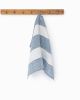 Zero-waste Striped Linen Tea Towel | Linens & Bedding by MagicLinen. Item composed of fabric