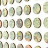 Eighty One Continuous World Map Dots Collage | Paintings by Amelia Coward