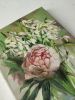 Snowdrops painting canvas original, Peony Flower oil wall | Oil And Acrylic Painting in Paintings by Natart. Item composed of canvas and synthetic in contemporary style