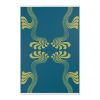 Art Nouveau Paisley no.3 Area Rug | Rugs by Odd Duck Press. Item composed of wool and fiber