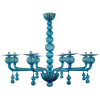 Alan Mizrahi WM118 Aquamarine Murano | Chandeliers by Alan Mizrahi Lighting Design