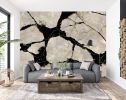 Onyx & Cream — Luxe Textures Luxury Wallpaper Mural | Wall Treatments by ELLE WALLS