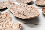 Handmade Oval Ceramic Plate Set | Serving Bowl in Serveware by YomYomceramic