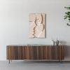 Modern 3D Plaster Wall Art: Textured Sandy White Relief Sculpture | Wall Sculpture in Wall Hangings by Vaiva Art Atelier