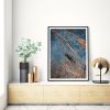 Abstract industrial art, 'Rust Signature' photography print | Photography by PappasBland. Item composed of paper in contemporary or industrial style