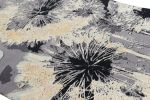 Rug & Kilim’s Contemporary Rug In Gray With Abstract Floral Pattern “Dandelion” | Area Rug in Rugs by Rug and Kilim