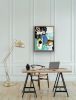Music Man | Original Acrylic Painting | Oil And Acrylic Painting in Paintings by Aleea Jaques ,