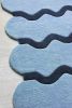 Sculpted Edge Hand Tufted Wool Runner Rug | Rugs by Jubi Rugs