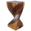 Haussmann® Single Twist Stool Table 12 in SQ x 24 in | Chairs by Haussmann®